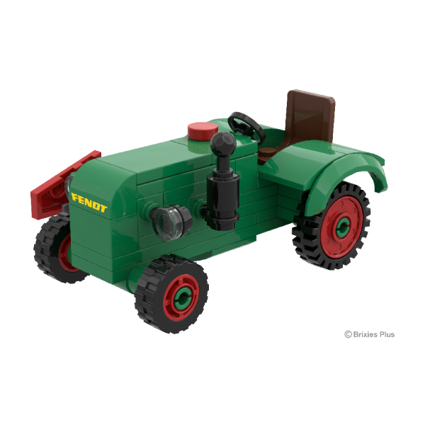 Fendt X Brixies Dieselross F28 с ножевой планкой, коллекция Classic Club (1:32)