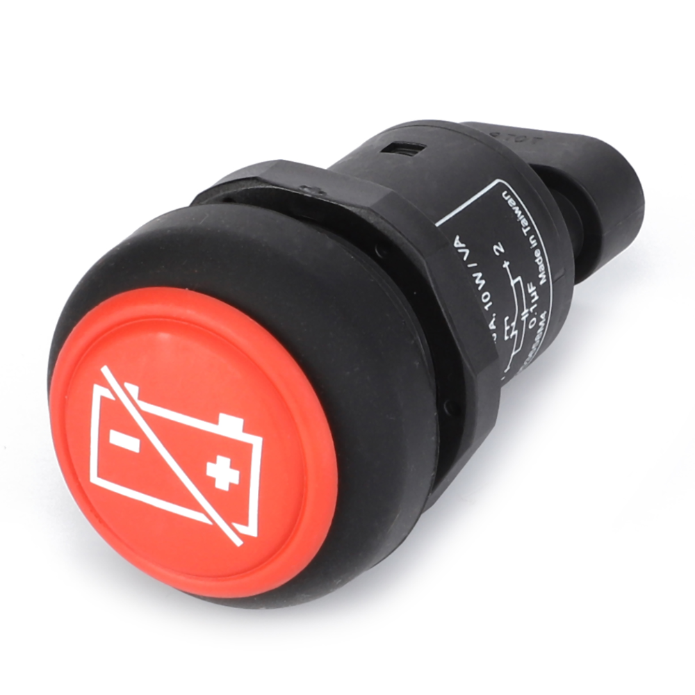 АВАРИЙНЫЙ ВЫКЛЮЧАТЕЛЬ ОТКЛЮЧЁН. Батареи