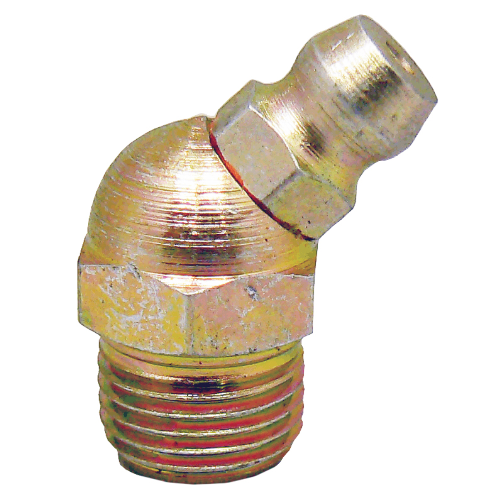 Смазочный штуцер, 45°, 1/8, 27" PTF