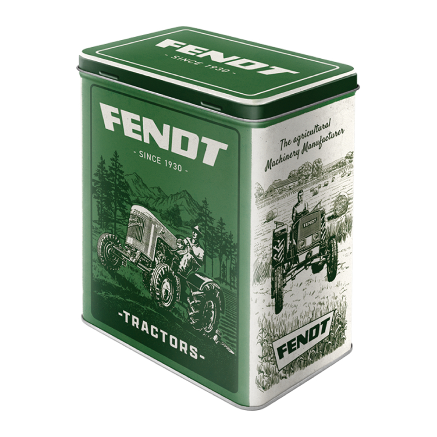 Жестяная коробка для хранения Fendt