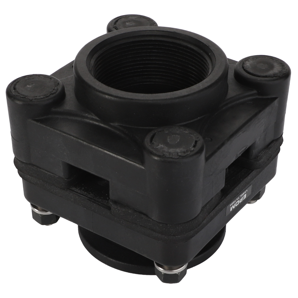 Полный фланец диаметром 50,8 мм с внутренней резьбой X 50,8 мм для резервуара с резьбой из EPDM