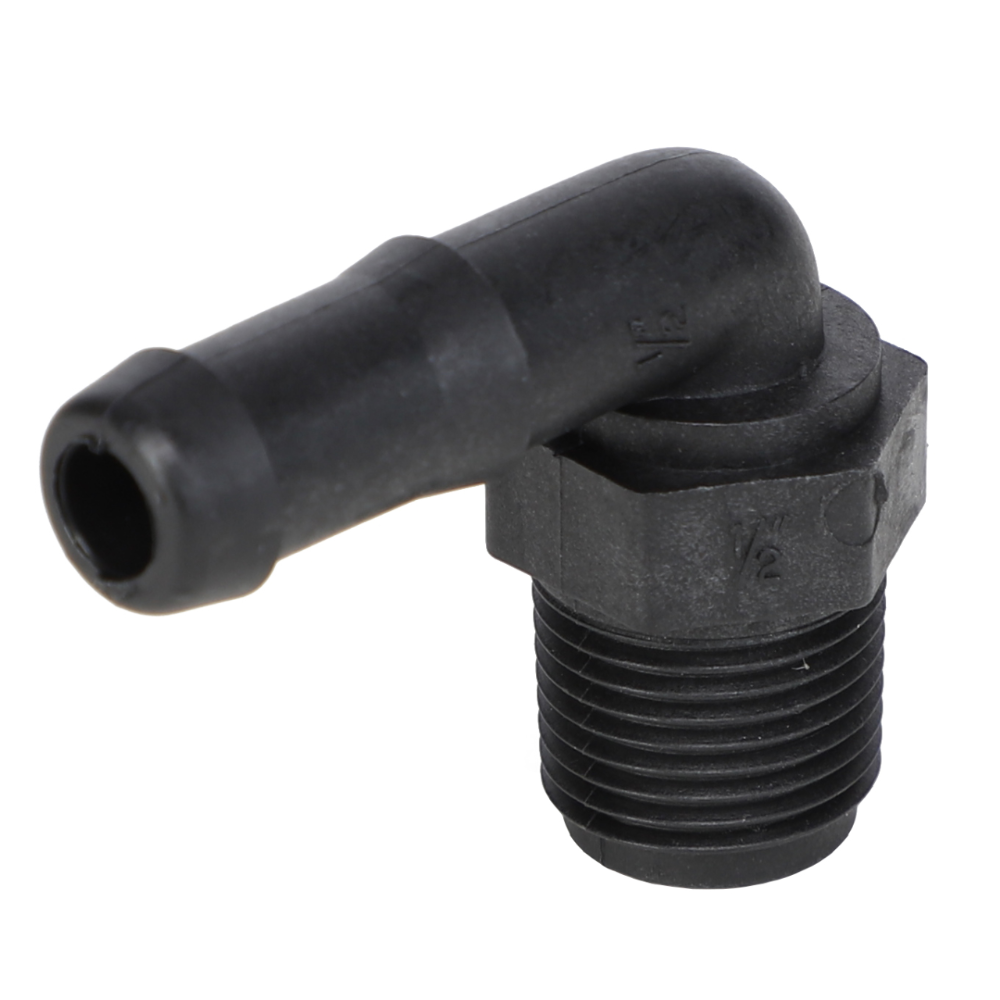 Наружная резьба 12,7 мм x 12,7 мм, бронзовый шланг, 90°