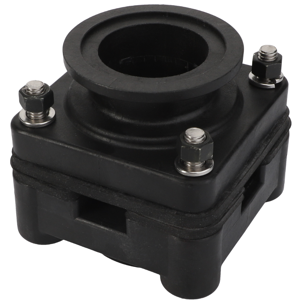 Полный фланец диаметром 50,8 мм с внутренней резьбой X 50,8 мм для резервуара с резьбой из EPDM