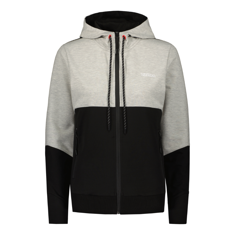Женская серая толстовка с капюшоном Valtra